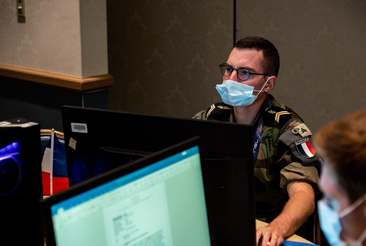 File photo: File photo: A French Space Command participant monitors a simulated satellite rendezvous scenario during the Global Sentinel 2022 exercise at Vandenberg Space Force Base, California, on July 28, 2022. The image does not depict the reported incident. Illustrative context; not a photograph of the reported event.