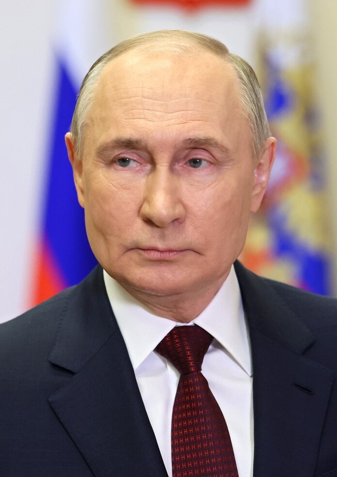 File photo: File photo: Russian President Vladimir Putin during a video address in Moscow on March 8, 2024. Illustrative context; not a photograph of the reported event.