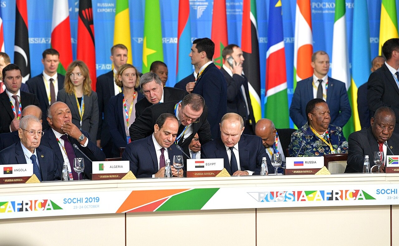 File photo: File photograph: Delegates gather before a plenary session of the Russia-Africa Summit in Sochi, October 24, 2019. Illustrative context; not a photograph of the reported event.